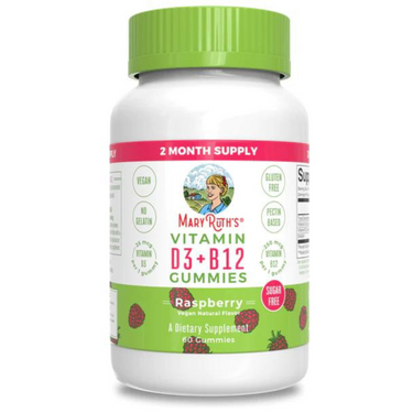 Sugar-Free D3 + B12 Gummies (Raspberry)
